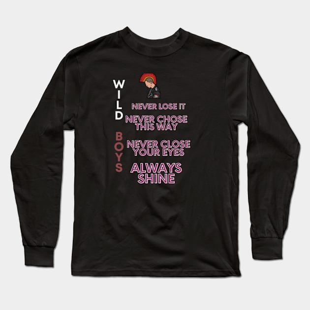 Wild Boys Merch Long Sleeve T-Shirt by Seligs Music